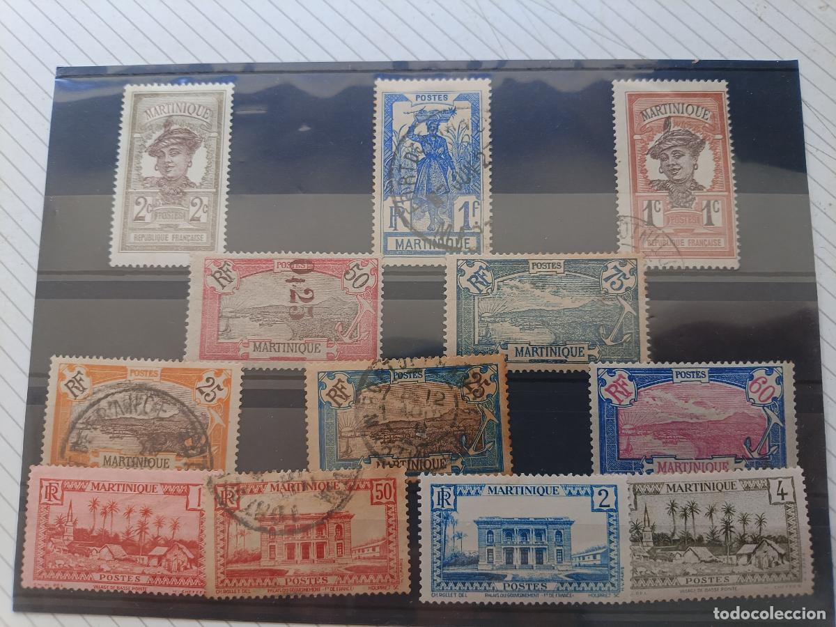 Sellos: Martinica, Martinique. Lote de sellos