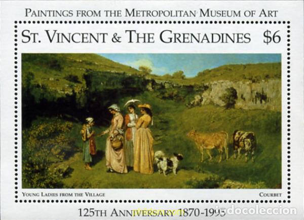 Francobolli: 360465 MNH SAN VICENTE 1996 PINTURAS DEL METROPOLITAN MUSEUM DE NUEVA YORK