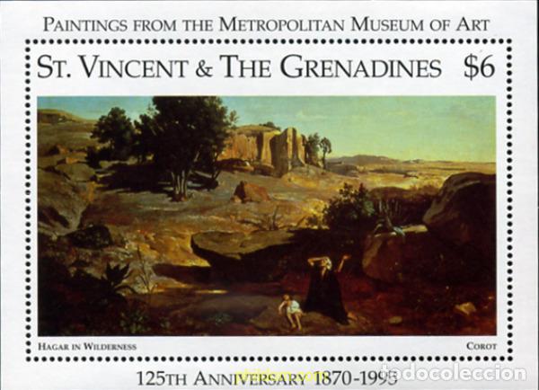 Francobolli: 360464 MNH SAN VICENTE 1996 PINTURAS DEL METROPOLITAN MUSEUM DE NUEVA YORK