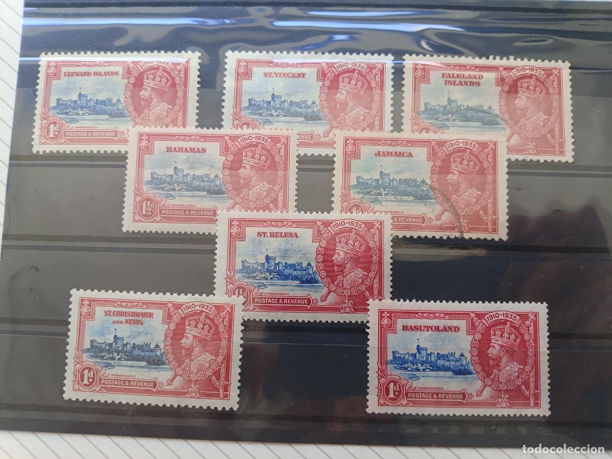Sellos: 1935 Colonias inglesas. Lote de sellos Jubileo Jorge V