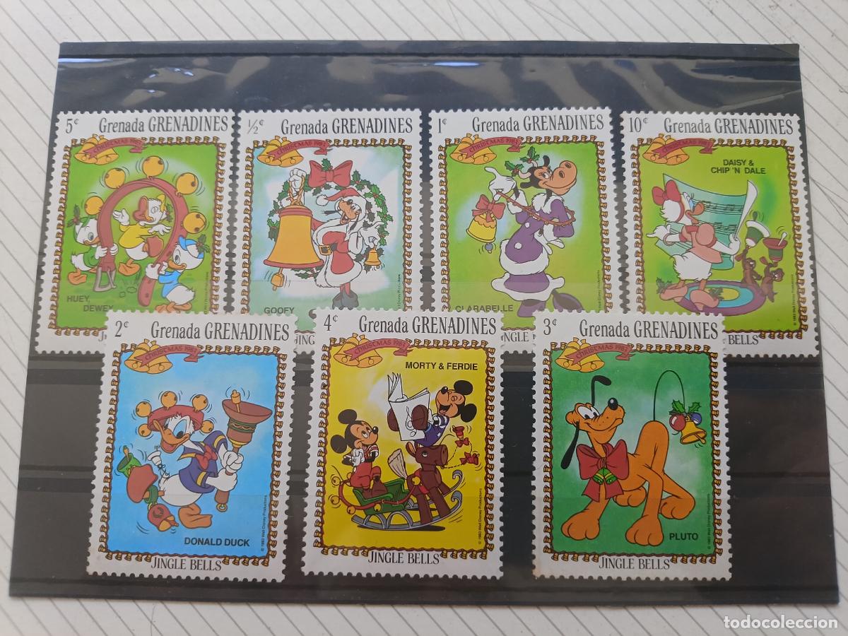 Sellos: Grenada Grenadines, Disney. Lote de sellos nuevos