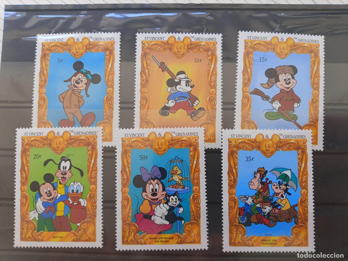 Sellos: St. Vincent y las Granadinas. Sellos nuevos perfectos. Disney