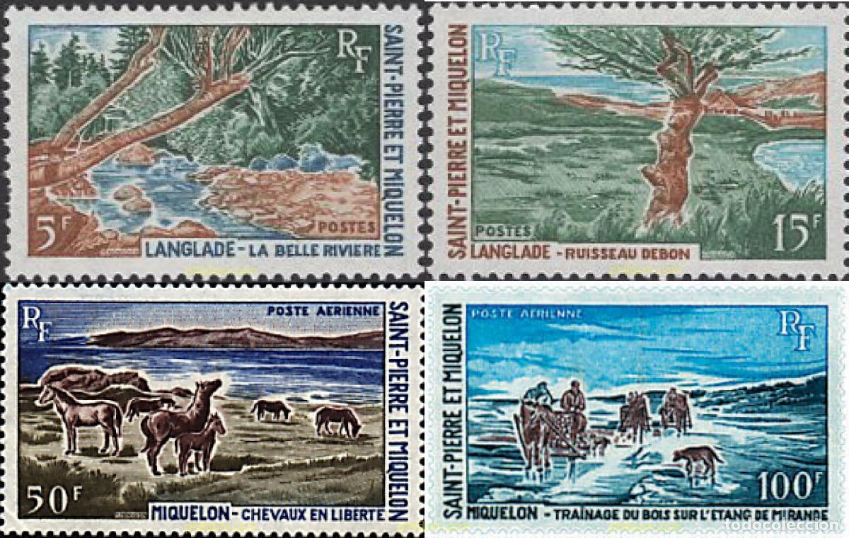 Sellos: 50658 MNH SAN PEDRO Y MIQUELON 1969 PAISAJES