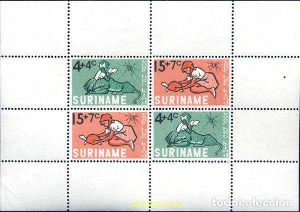 Sellos: 54599 MNH SURINAM 1965 PRO INFANCIA