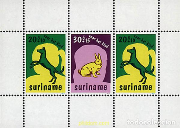 Sellos: 46633 MNH SURINAM 1977 PRO INFANCIA