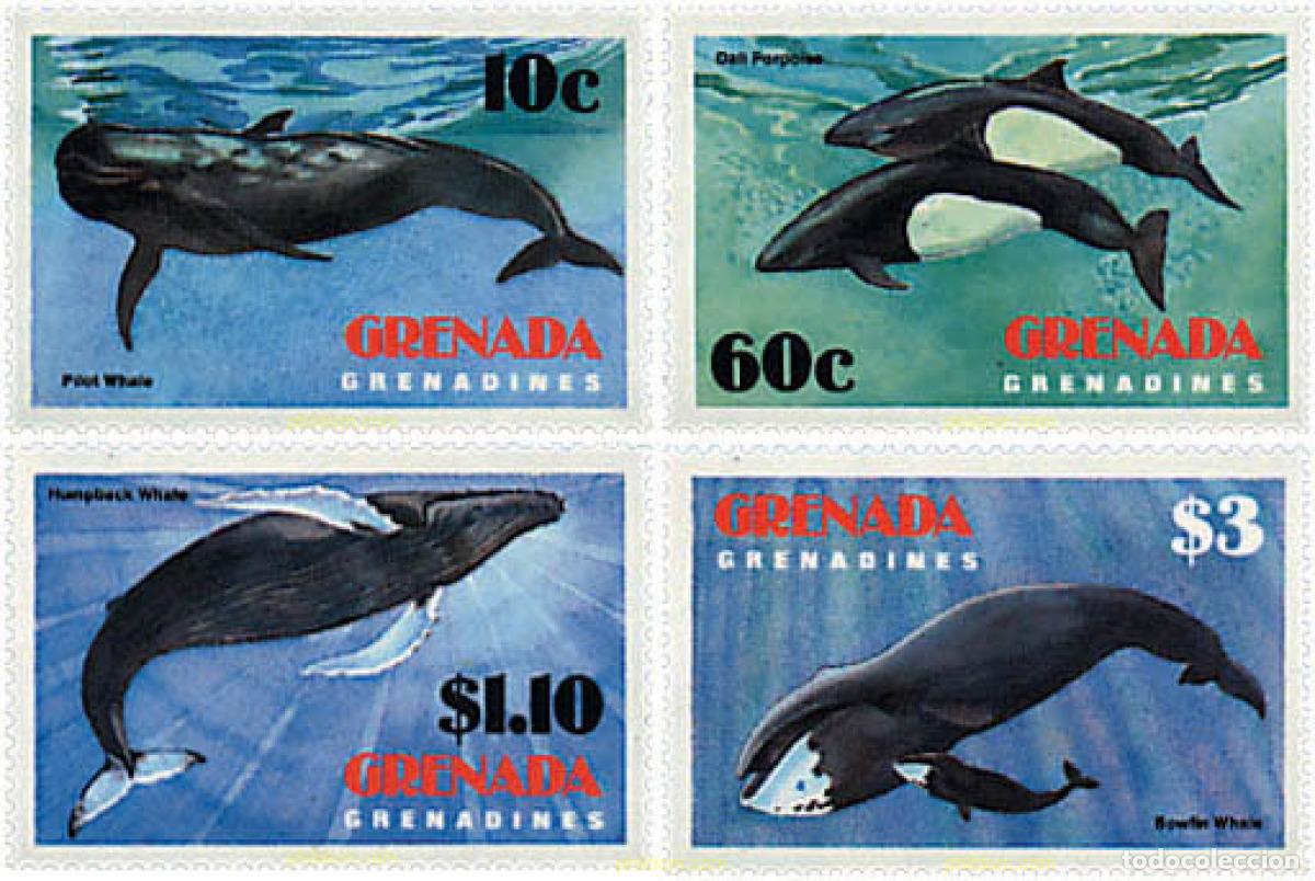 Sellos: 29548 MNH GRANADA GRANADINAS 1983 MAMIFEROS MARINOS