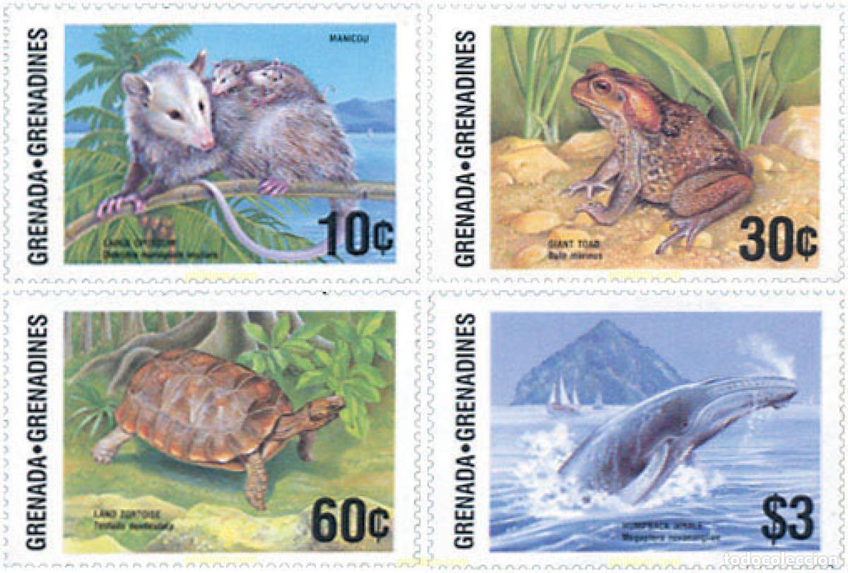 Sellos: 320090 MNH GRANADA GRANADINAS 1986 FAUNA