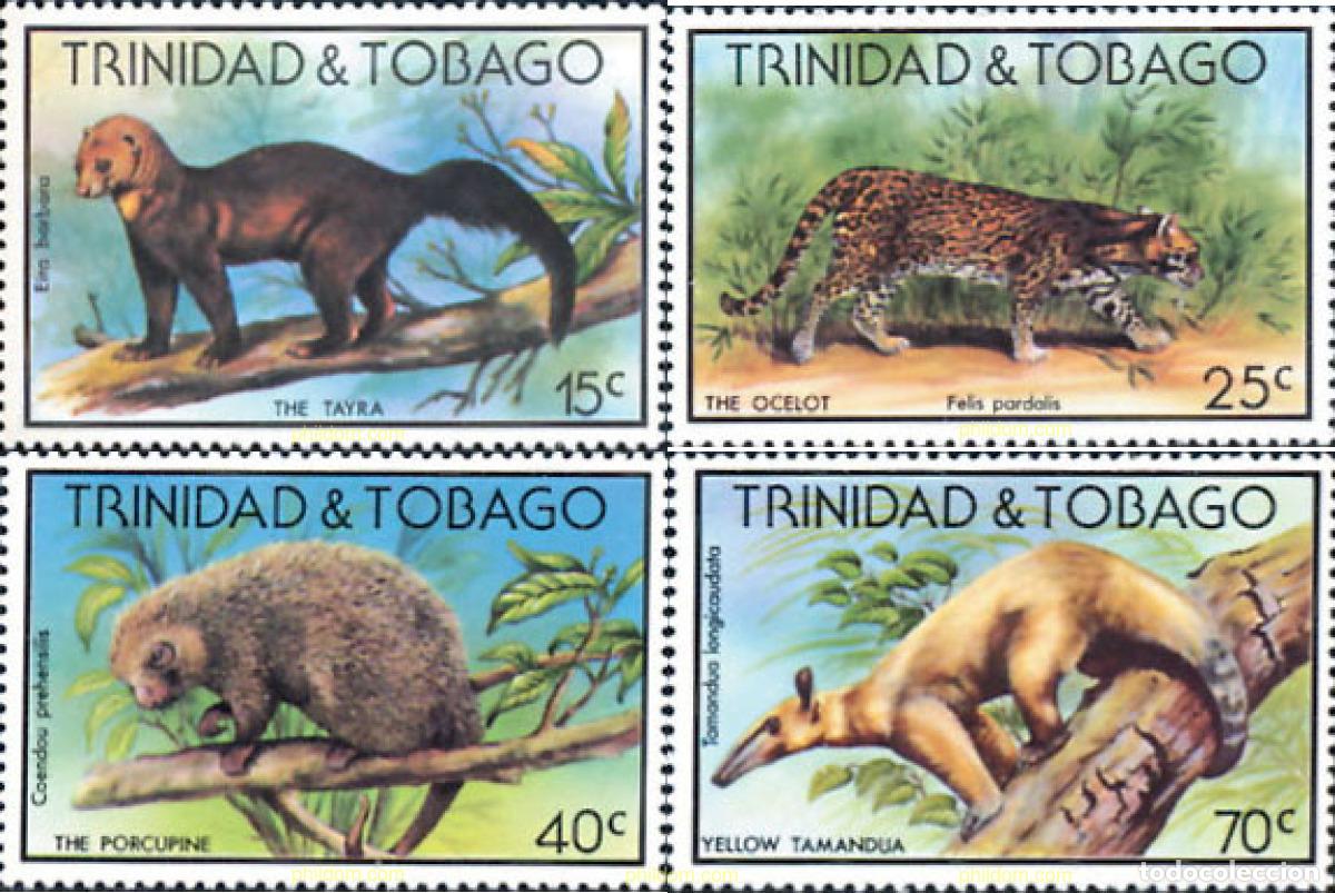 Sellos: 90176 MNH TRINIDAD Y TOBAGO 1978 MAMIFEROS
