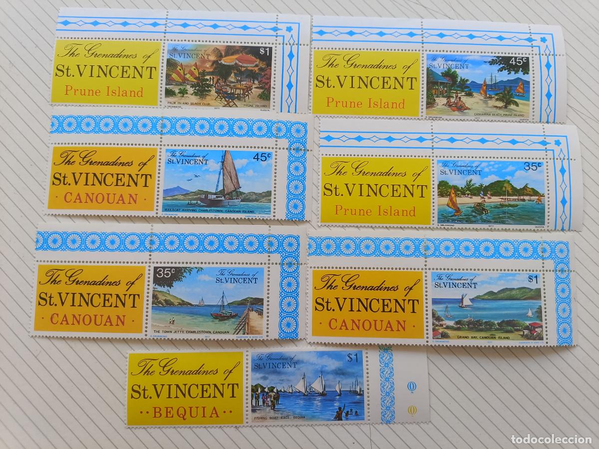 Briefmarken: St Vincent: sellos nuevos: Canouan, Prune Island, Bequia