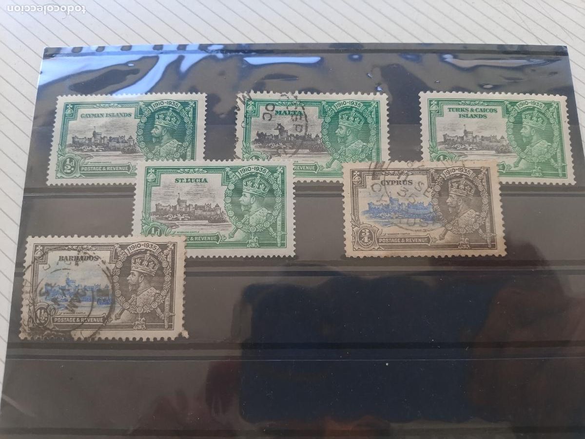 Briefmarken: Colonias inglesas 1935 Jorge V. Lote de sellos