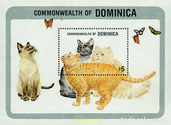 Sellos: 75845 MNH DOMINICA 1984 GATOS