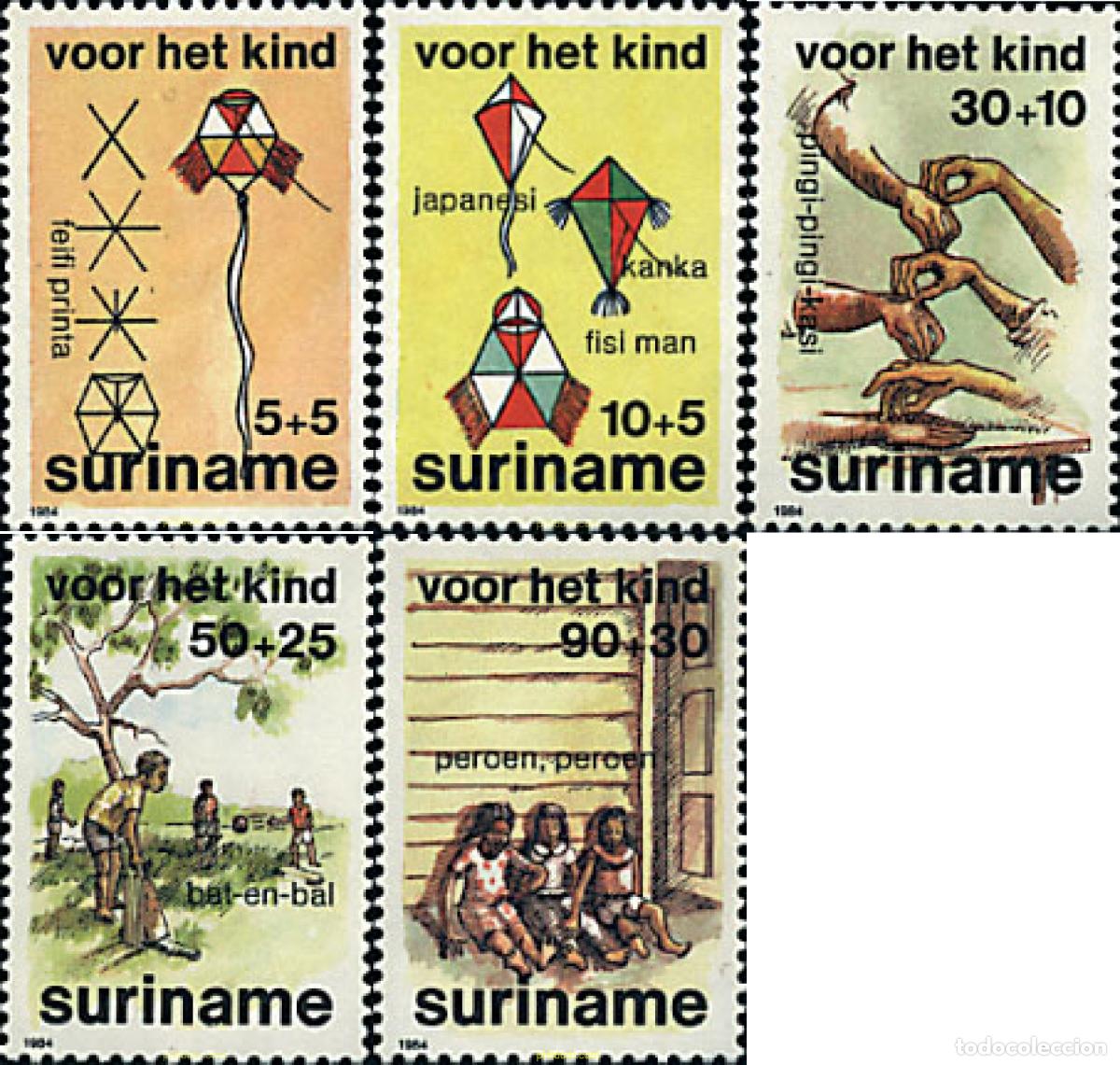 Sellos: 29259 MNH SURINAM 1984 PRO INFANCIA