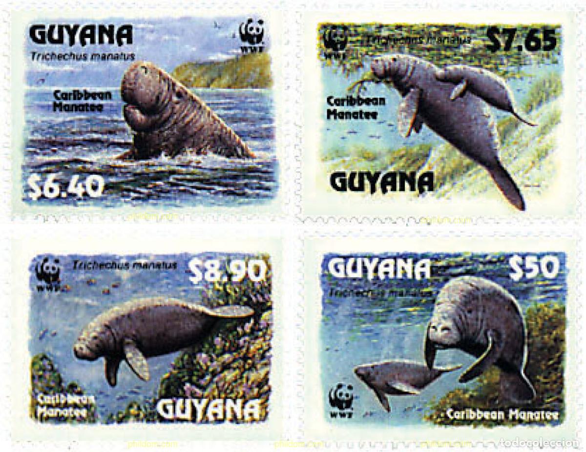 Sellos: 75739 MNH GUYANA 1993 MANATI