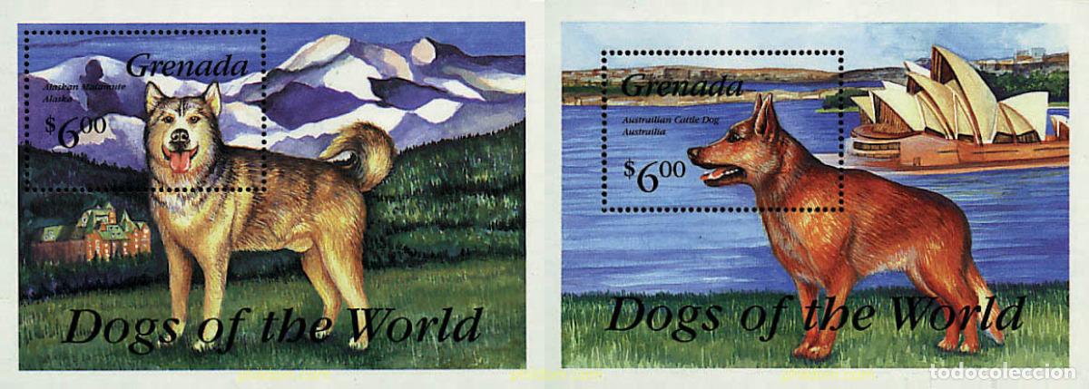 Sellos: 50941 MNH GRANADA 1993 PERROS DEL MUNDO