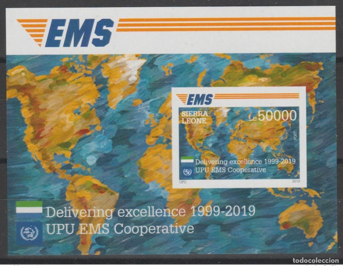 Sellos: Sierra Leona 2019 Mi.? Edici&oacute;n conjunta del vig&eacute;simo aniversario de IMPERF | E.M.S. UPU