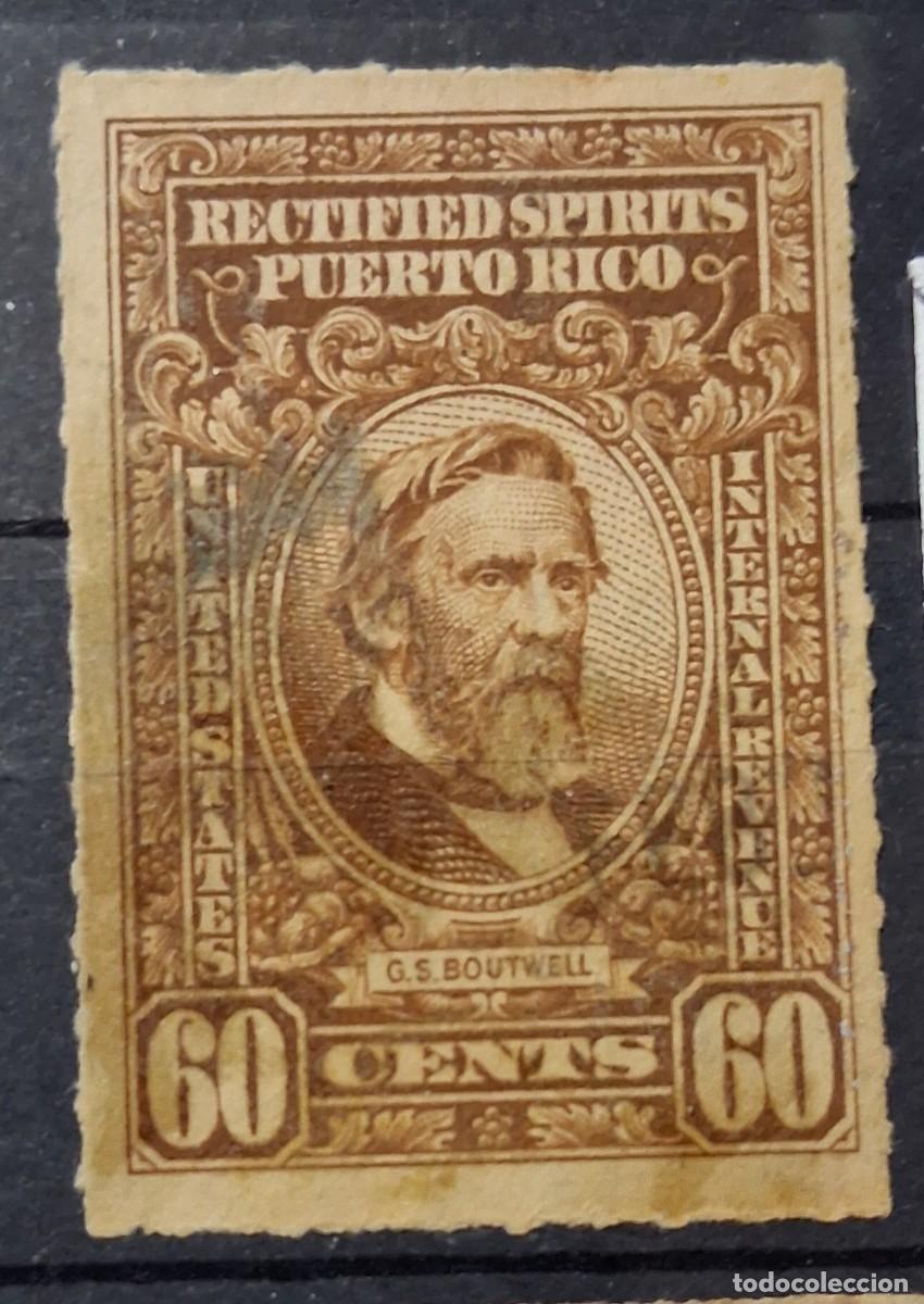 Sellos: PUERTO RICO,1945, SELLO DE IMPUESTOS LICORES.