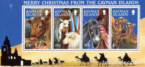 Sellos: 54663 MNH CAIMAN Islas 1995 ANIMALES DEL PESEBRE