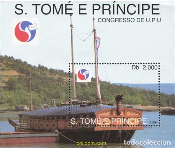 Sellos: 54671 MNH SANTO TOME Y PRINCIPE 1994 21 CONGRESO DE LA UPU EN SEUL