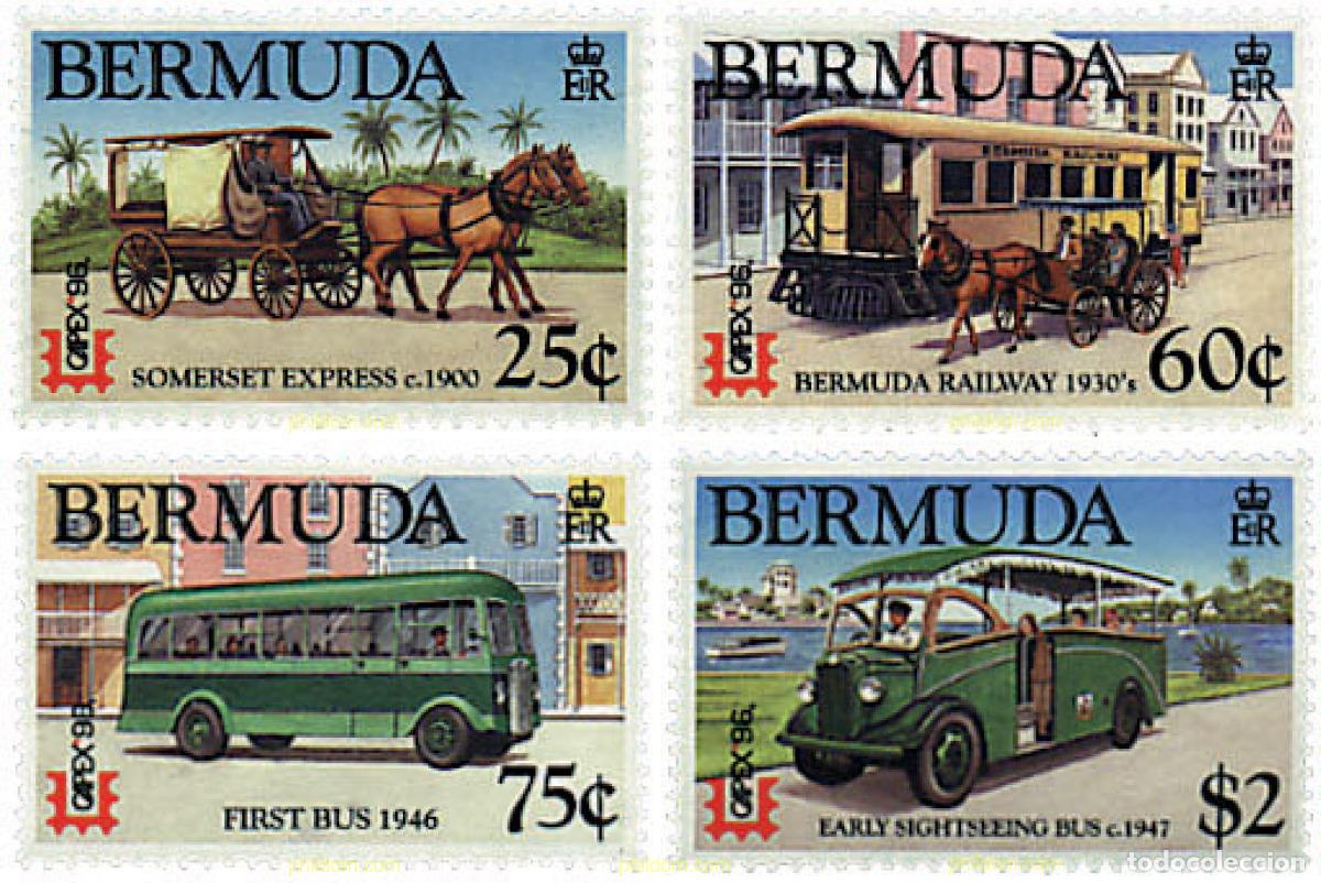 Sellos: 57401 MNH BERMUDAS 1996 CAPEX 96. EXPOSICION FILATELICA INTERNACIONAL