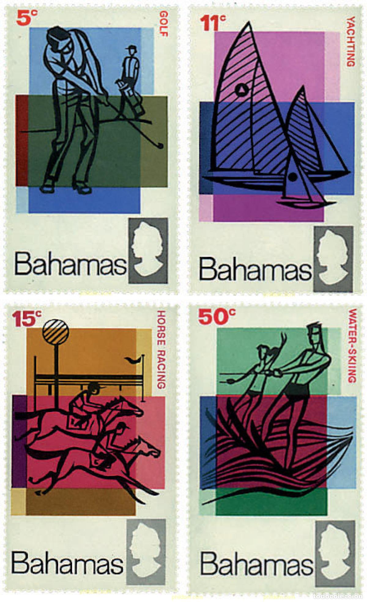 Sellos: 47958 MNH BAHAMAS 1968 A&Ntilde;O INTERNACIONAL DEL TURISMO