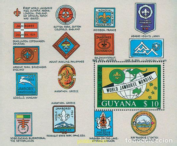 Sellos: 142279 MNH GUYANA 1989 JAMBOREE MUNDIAL EN AUSTRALIA