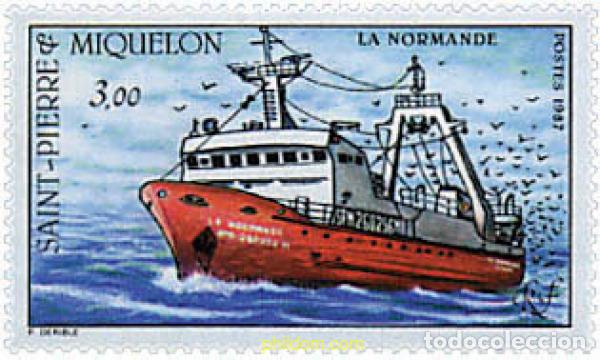 Sellos: 36947 MNH SAN PEDRO Y MIQUELON 1987 FLOTA DE SAN PEDRO Y MIQUELON