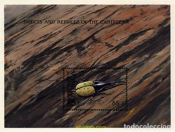 Sellos: 54722 MNH DOMINICA 1988 INSECTOS