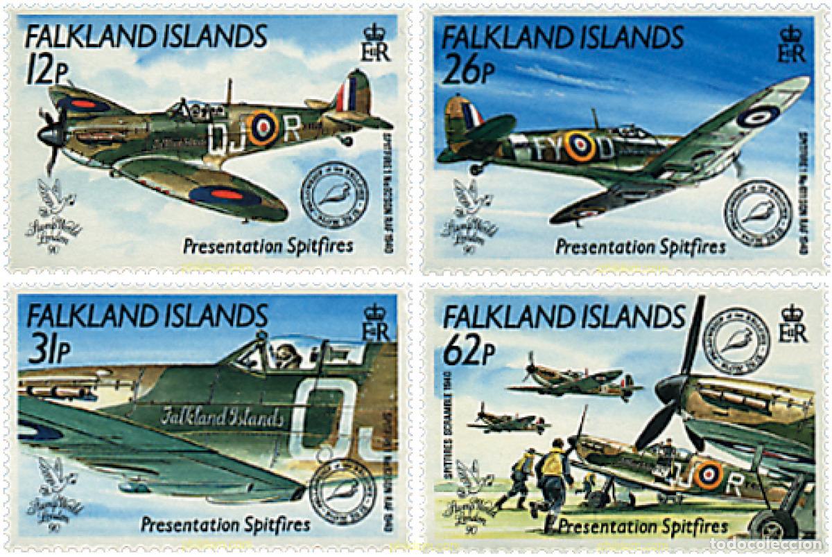 Sellos: 43236 MNH FALKLAND 1990 LONDON 90. EXPOSICION FILATELICA INTERNACIONAL
