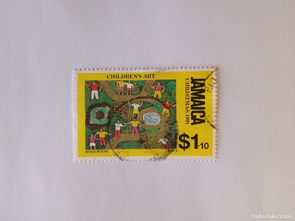 Sellos: A&Ntilde;O 1991 JAMAICA SELLO USADO