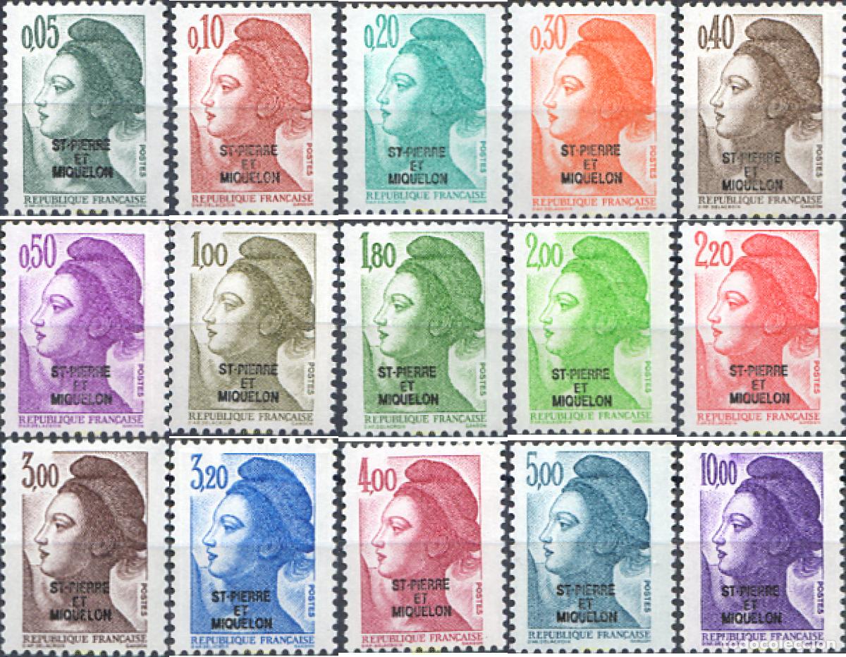 Sellos: 37832 MNH SAN PEDRO Y MIQUELON 1986 LIBERTAD