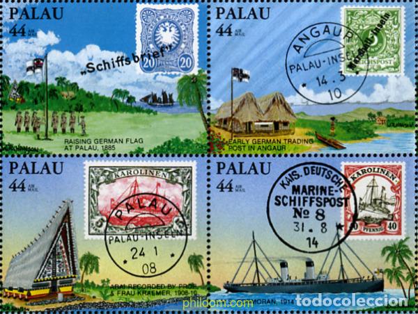 Sellos: 188276 MNH PALAU 1985 CENTENARIO DE LA OCUPACION ALEMANA