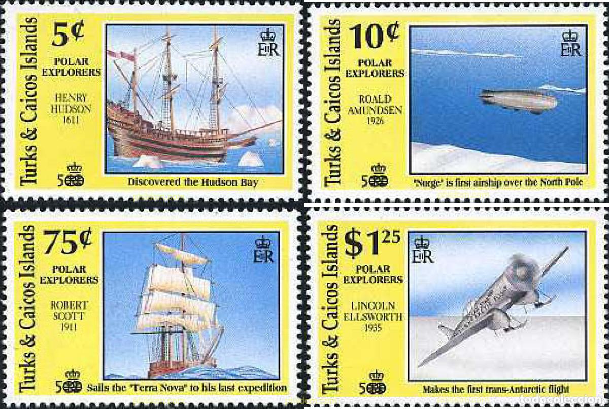 Sellos: 299307 MNH TURKS Y CAICOS 1991 500 ANIVERSARIO DEL DESCUBRIMIENTO DE AMERICA