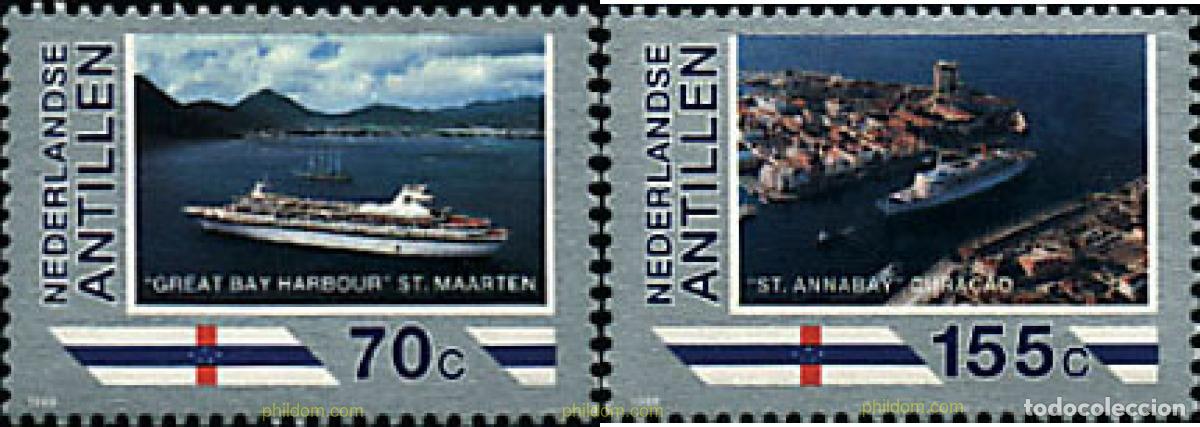 Sellos: 39066 MNH ANTILLAS HOLANDESAS 1989 TURISMO