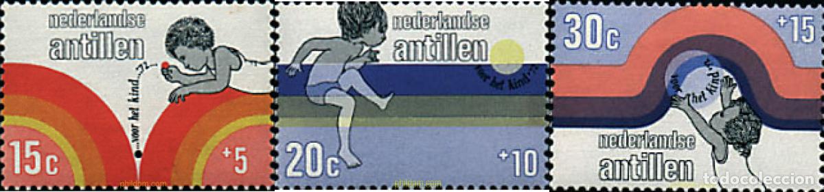 Stamps: 39081 MNH ANTILLAS HOLANDESAS 1972 PRO INFANCIA