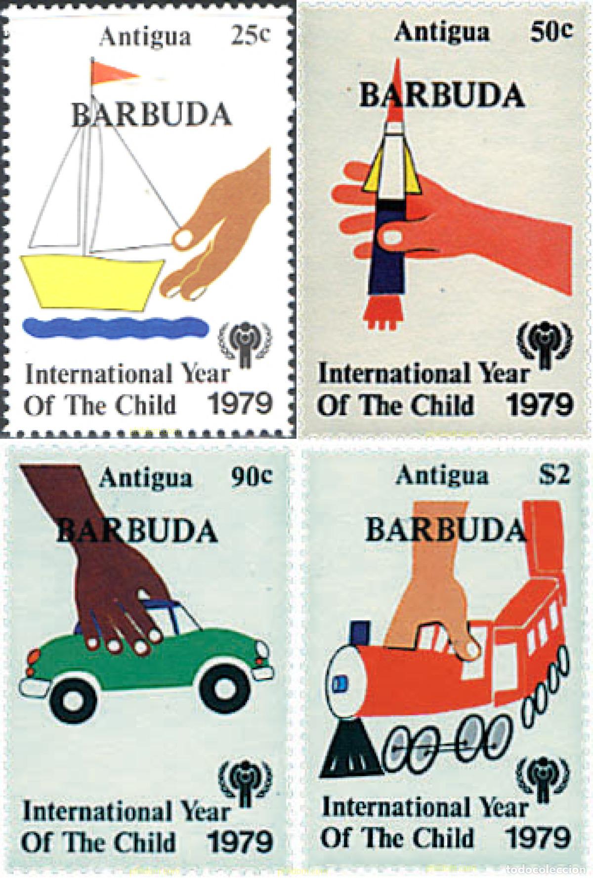 Stamps: 57357 MNH BARBUDA 1979 A&Ntilde;O INTERNACIONAL DEL NI&Ntilde;O
