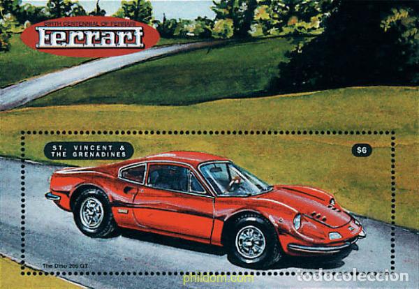 Stamps: 45129 MNH SAN VICENTE 1998 CENTENARIO DE ENZO FERRARI