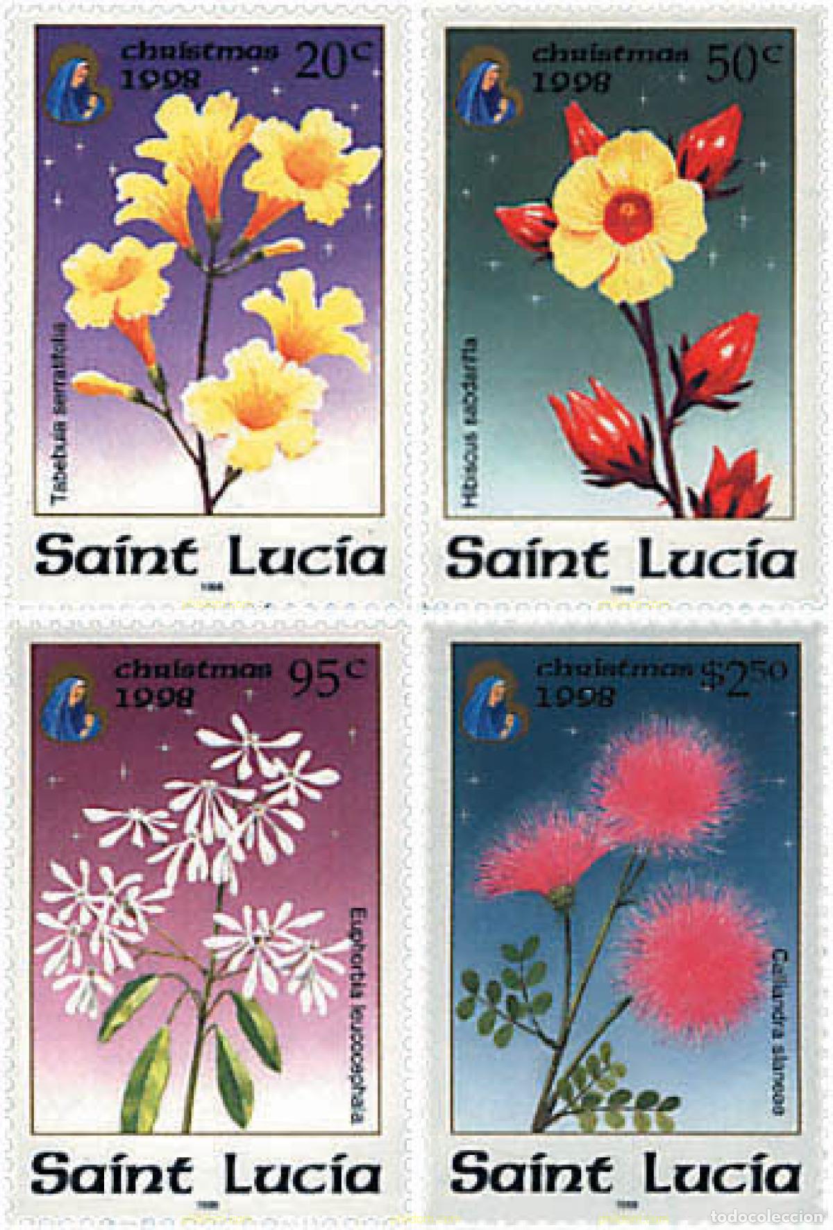Francobolli: 93292 MNH SANTA LUCIA 1998 NAVIDAD