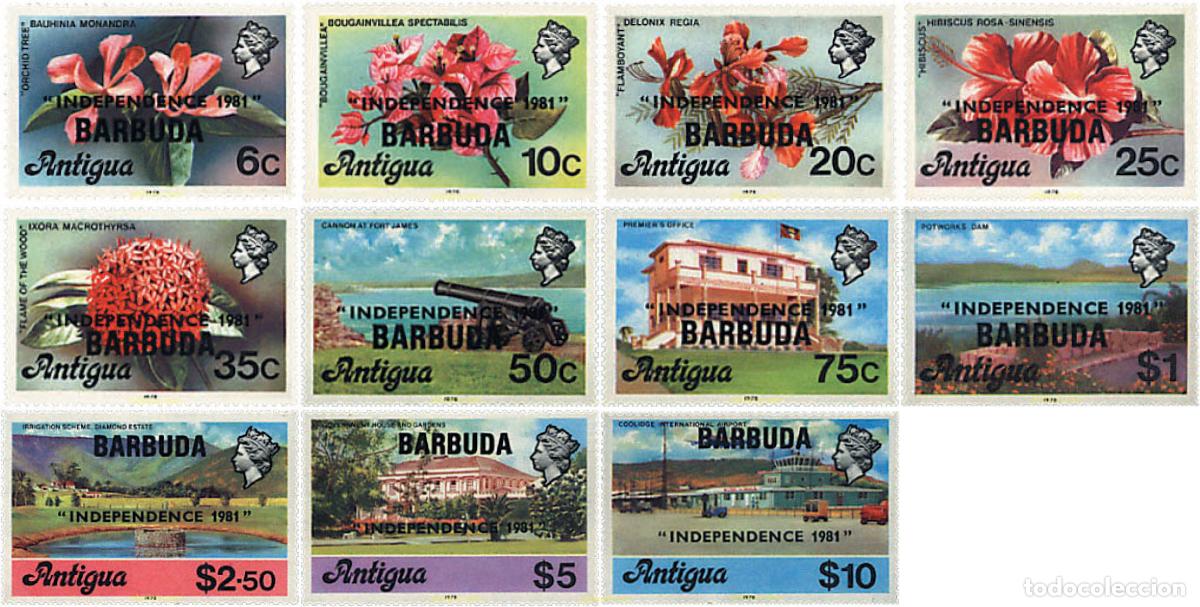 Selos: 96723 MNH BARBUDA 1981 MOTIVOS VARIOS