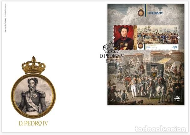 Sellos: Portugal y FDCBD D. Pedro IV, 7 de septiembre 1822, Proclamaci&oacute;n de la Independencia de Brasil 1822