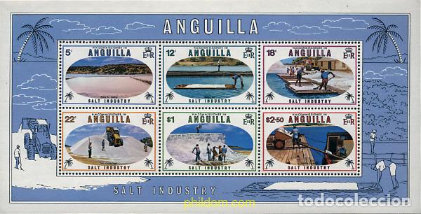 Sellos: 47133 MNH ANGUILLA 1980 INDUSTRIA DE LA SAL