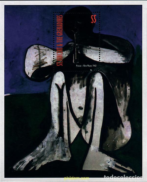 Sellos: 39232 MNH SAN VICENTE 1998 25 ANIVERSARIO DE LA MUERTE DE PICASSO