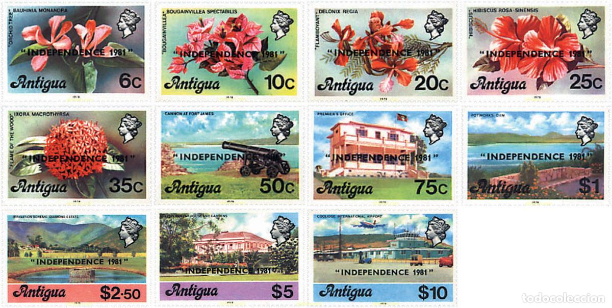 Sellos: 98052 MNH ANTIGUA 1981 MOTIVOS VARIOS