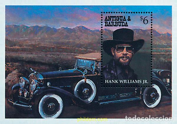 Sellos: 286593 MNH ANTIGUA Y BARBUDA 1994 CANTANTES DE MUSICA COUNTRY Y WESTERN