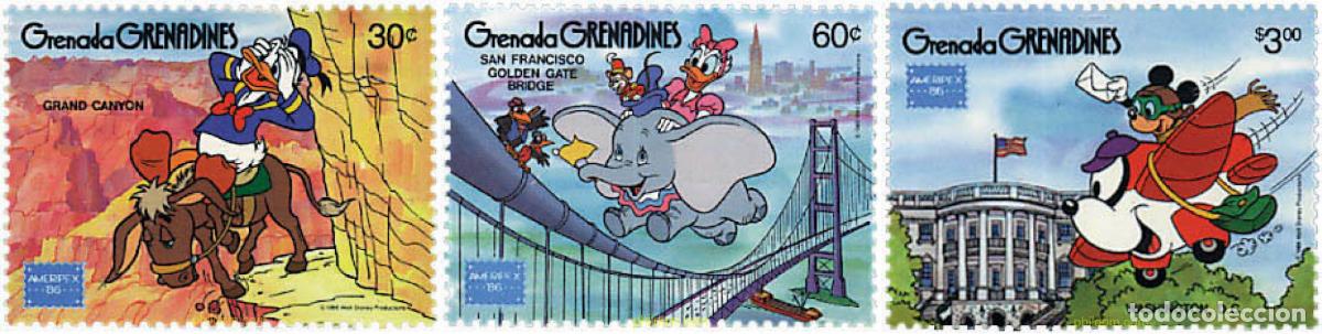 Sellos: 320089 MNH GRANADA GRANADINAS 1986 AMERIPEX 86. EXPOSICION FILATELICA INTERNACIONAL