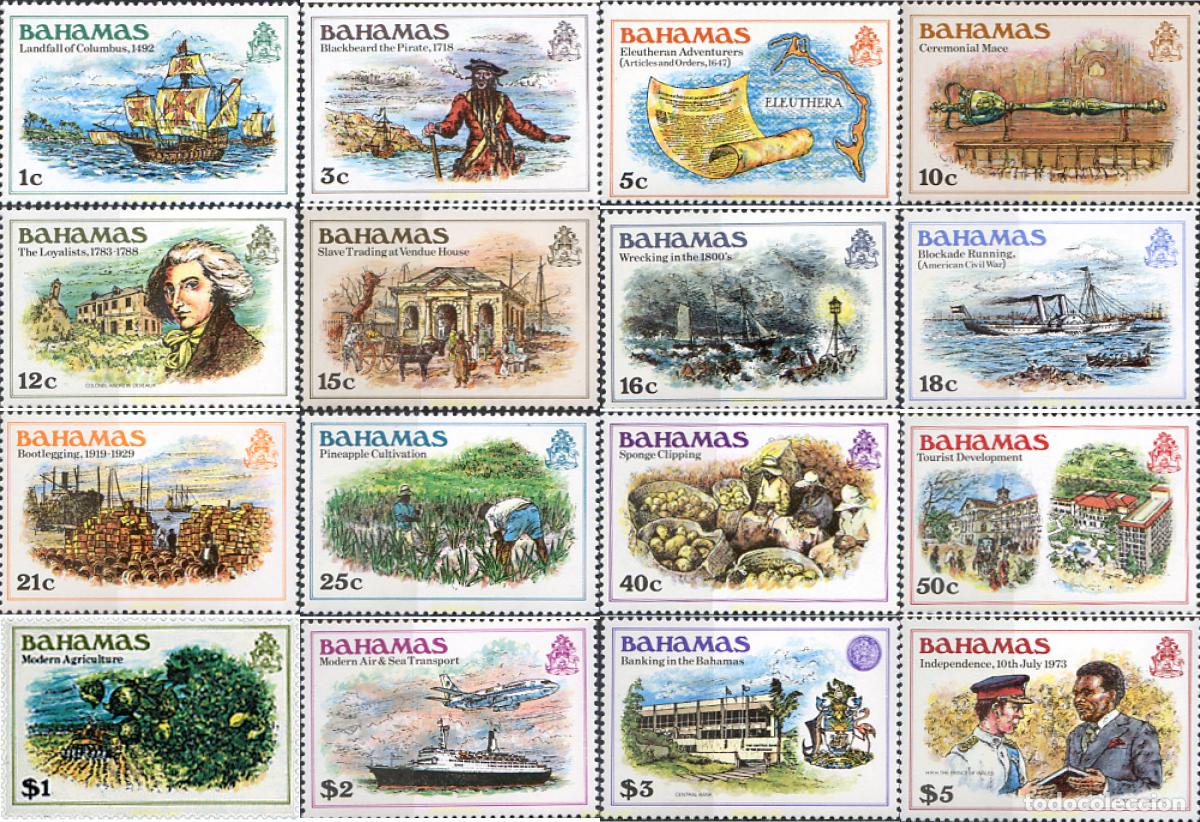 Sellos: 39291 MNH BAHAMAS 1980 SERIE BASICA