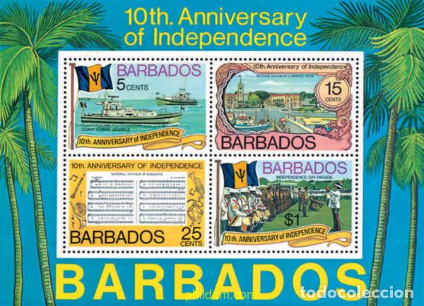 Sellos: 39457 MNH BARBADOS 1976 10 ANIVERSARIO DE LA INDEPENDENCIA