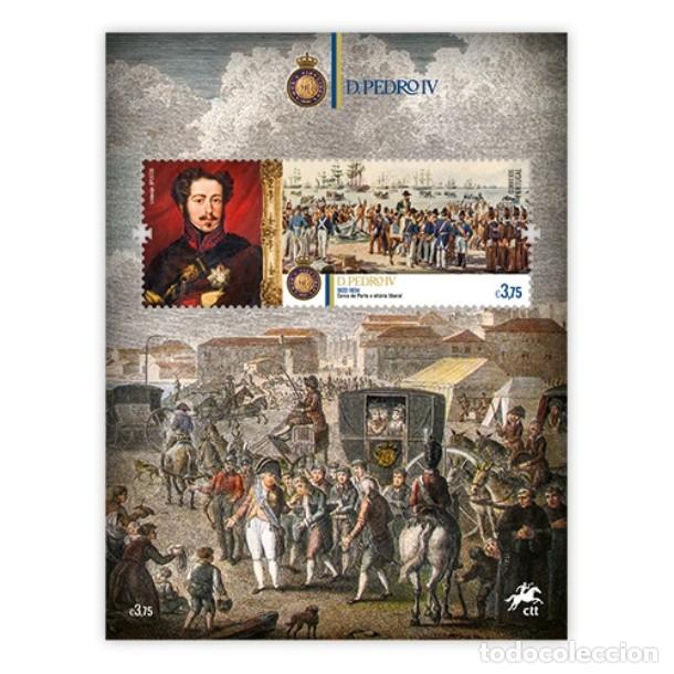 Sellos: Portugal ++ y D. Pedro IV, 7 de septiembre de 1822, Proclamaci&oacute;n de la Independencia de Brasil 1822