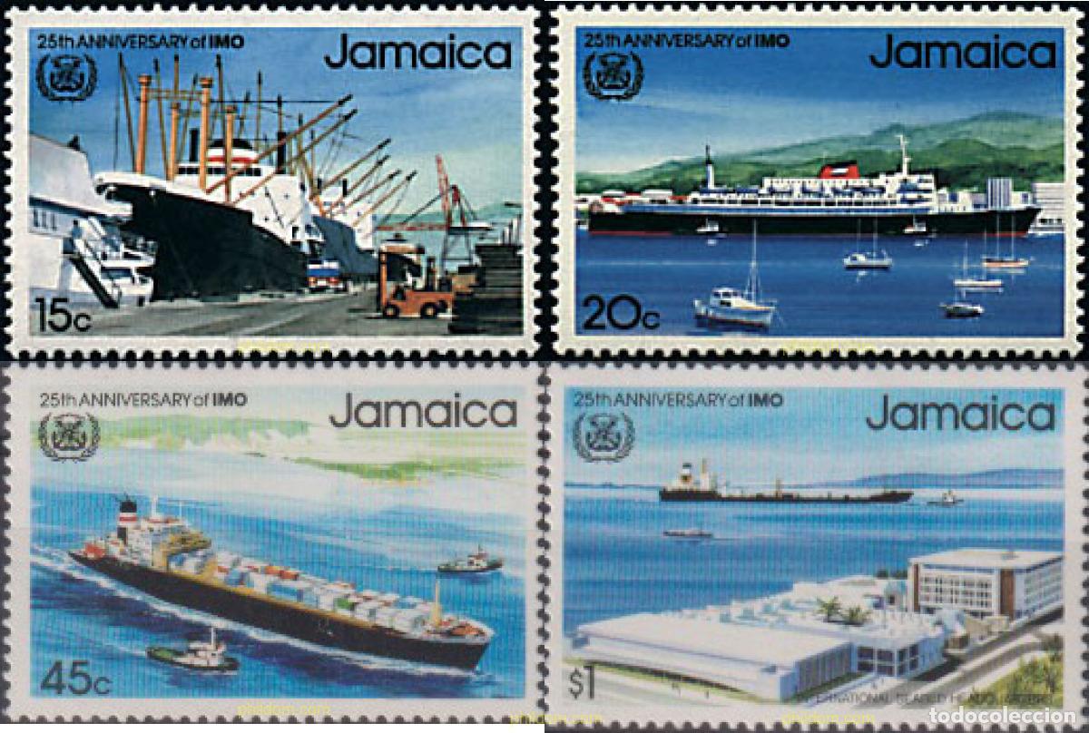 Sellos: 42352 MNH JAMAICA 1983 25 ANIVERSARIO DE LA IMO