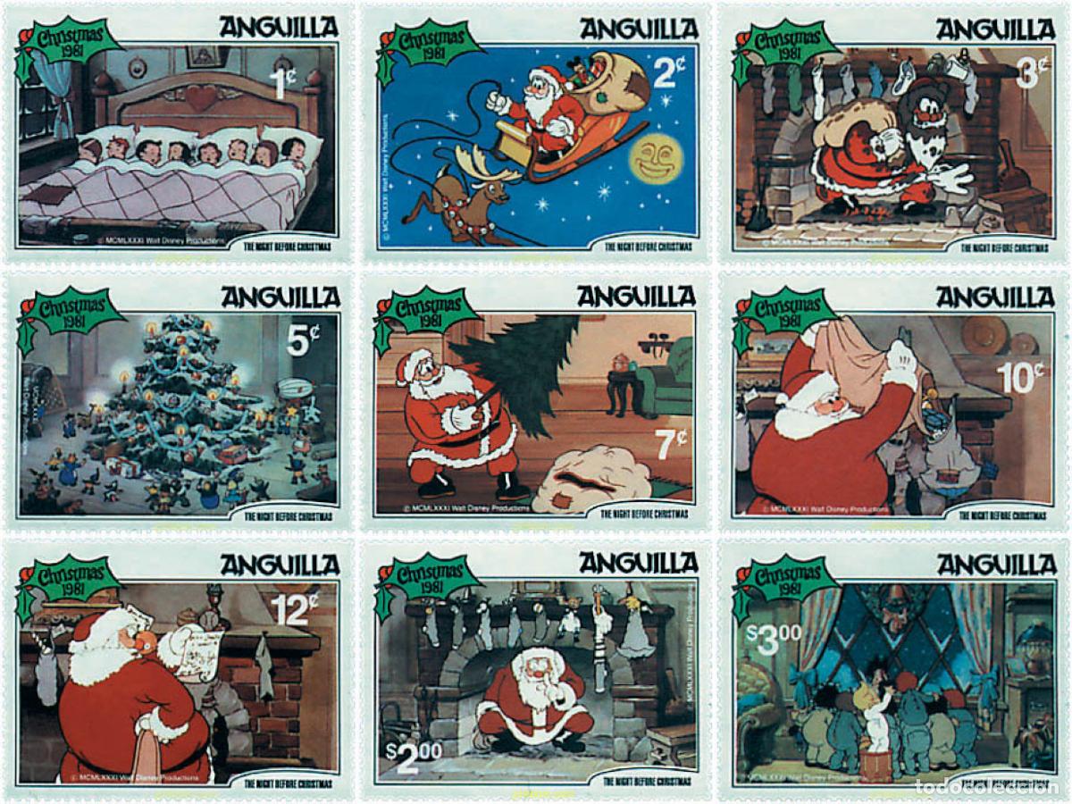 Sellos: 47140 MNH ANGUILLA 1981 NAVIDAD. LA NOCHE DE NAVIDAD