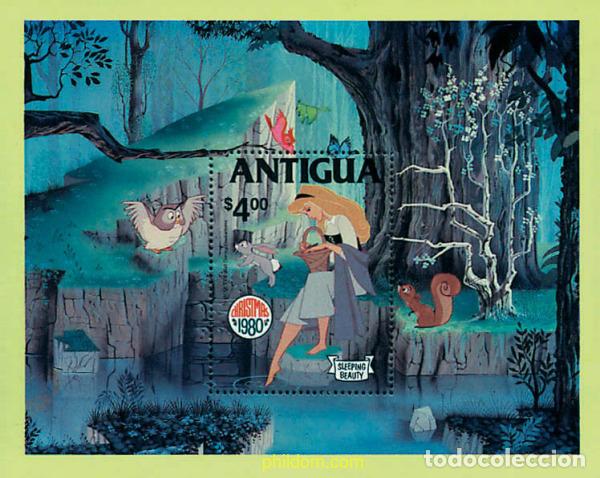 Sellos: 48440 MNH ANTIGUA 1980 NAVIDAD. LA BELLA DURMIENTE DEL BOSQUE